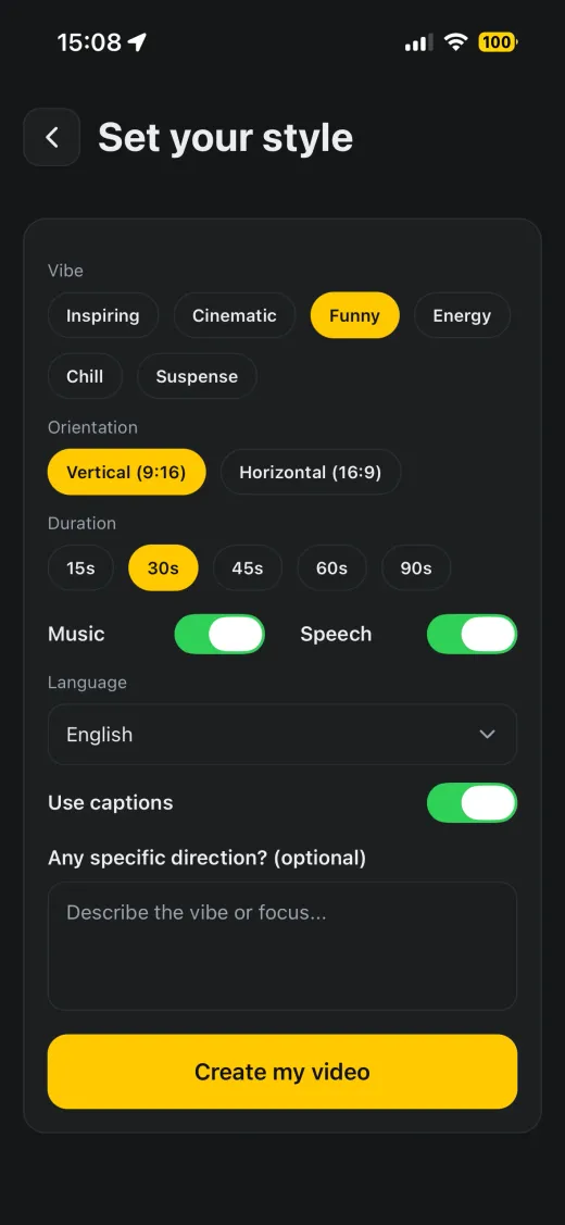 tide app — Choose your vision